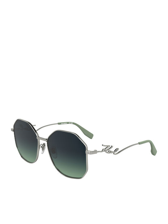 Karl Lagerfeld Women's Sunglasses with Gray Metal Frame and Gray Lens KL358S-041