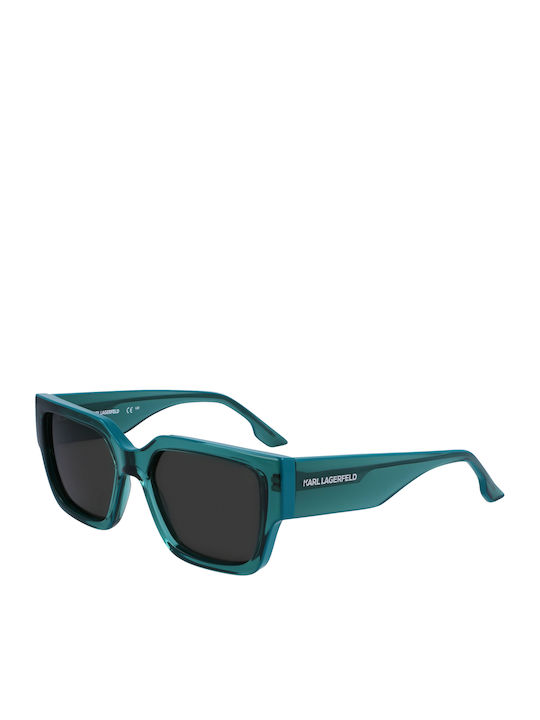 Karl Lagerfeld Unisex Sunglasses with Green Frame and Green Lens KL6142S-316