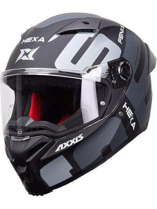 Axxis Fenix B2 Black/Grey Matt Κράνος Μηχανής F...