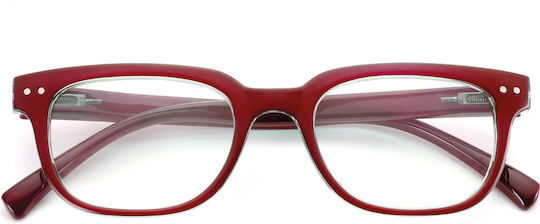 Gian Marco Venturi Roma Reading Glasses +3.00 in Red color 61120