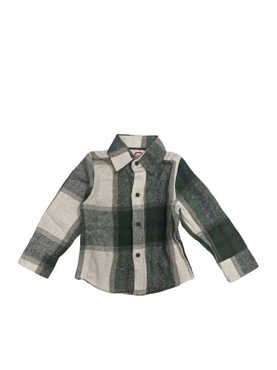 Joyce Kids Shirt Long Sleeve Green