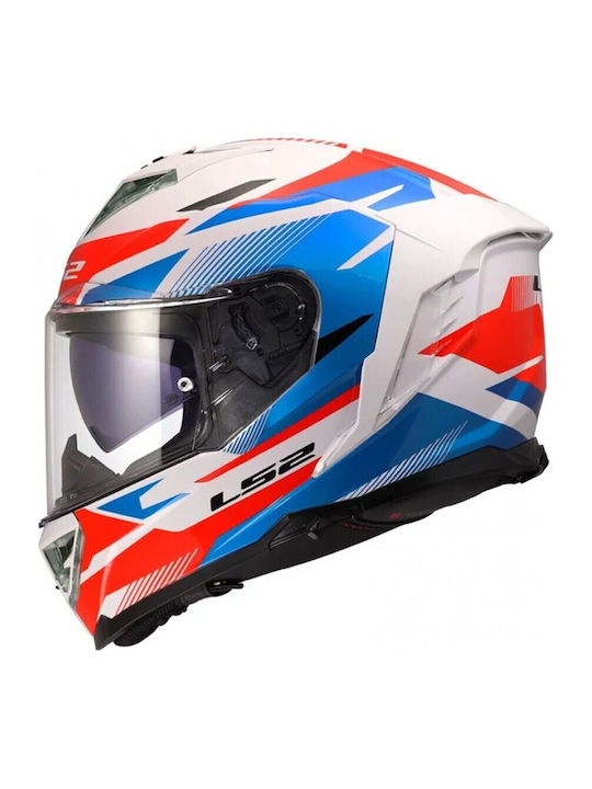 LS2 FF818 Storm III Komai White/Blue/Red Мотоци...