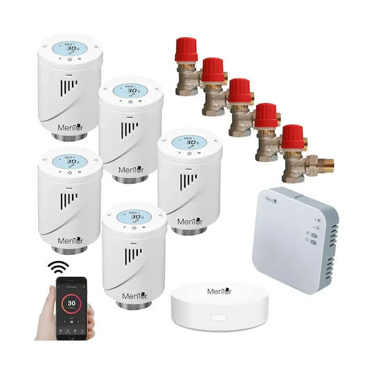 Electronică Valvă termostatică pentru radiatoare cu Wi-Fi pentru un site de comerț electronic pentru încălzirea corpului 5buc
