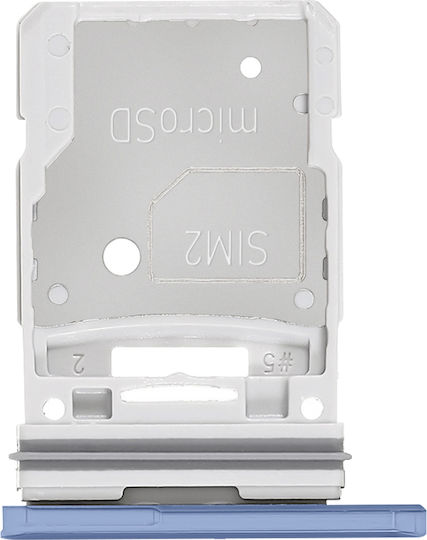 Clappio SIM Card Tray Compatible Galaxy S20 FE Dual Nano SIM Blue