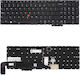 Laptop Keyboard Lenovo Thinkpad E16 Gen 1 21jn 21jq 21jn004rge 21jn004nge 21jn004mge 21jn003mau 21jnx010us US Without Frame Backlit with Pointer Black Code 41304uspointerbl