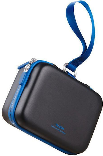 Telesin Disadv Case Transportation Medium Hard Shell Storage Bag Dji Osmo Action 6 5 Pro 4 3 Black Blue