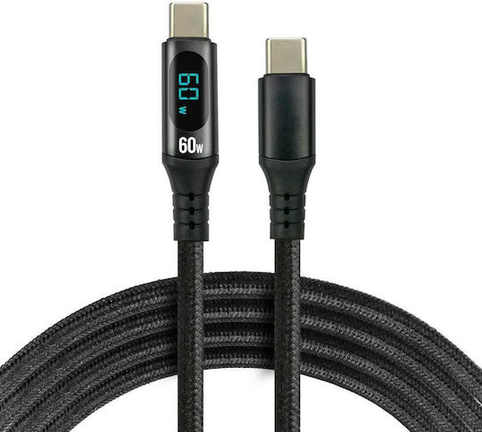 everActive everActive USB Typ-C Kabel USB-C männlich - USB-C 45W PD Schwarz 3m CBB-3PDL