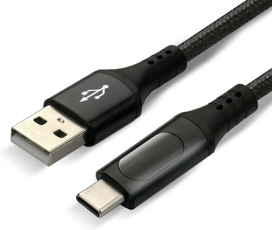 EverActive USB 2.0 Cable USB-C male - USB-A Μαύρο 1m CBB-1CBL