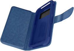Universal Smartphone Wallet Case 6 Card Slots Size 3xl – Dark Blue