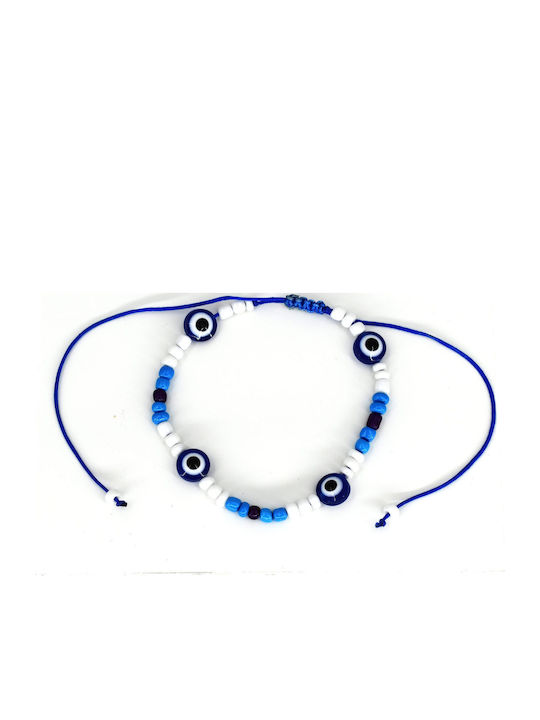 Elegant Blue Cord Anklet