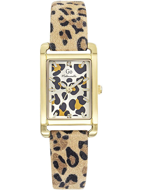 GO Mademoiselle Women's Watch with Beige Leather Strap