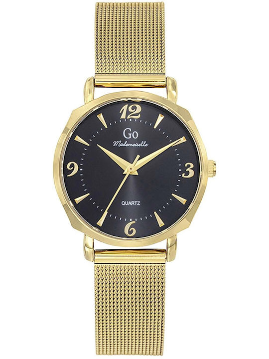 GO Mademoiselle Women's Watch with Gold Metal Bracelet