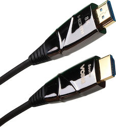 VCom HDMI 2.1 HDMI De Sex Masculin - HDMI De Sex Masculin 15m Negru