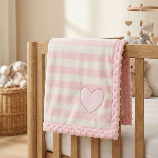 Olia Home Decke Rosa 100x150cm