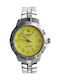 Catamaran Men's Watch 31mm Battery with Silver Metal Bracelet