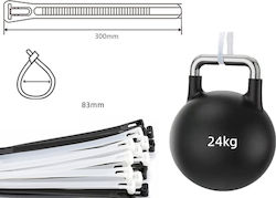 Durable White Cable Tie Set 100 Pcs 20 X 4.8 Cm Durable White Cable Tie Set 100 Pcs 20 X 4.8 Cm