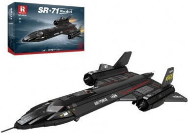 Reobrix Set De Construcție Sr-71 Blackbird 1775+ Piese – Model Detaliat Avion Militar De Recunoaștere Colecție Decorațiune