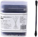 100 Pieces Disposable Cotton Buds Double-Ended Ear Cotton Buds Specifications Ear Pick + Circle