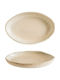 Bonna Plate Shallow Oval made of Porcelain 19x13cm 6pcs