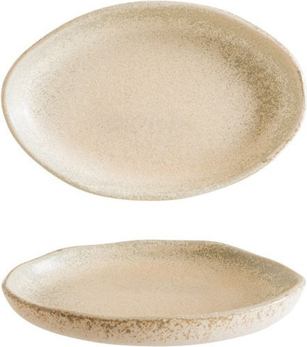 Bonna Teller Untiefe Oval aus Porzellan 19x13cm 6Stück