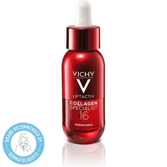 Vichy Liftactiv Anti-aging Serum Face SPF30 with Vitamin C & Peptides for Detoxification & Radiance 30ml