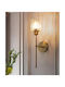 Modern Cylindrical Crystal Gold Wall Lamp 53×20cm