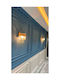Wall Lamp Metal with Crystal Strips 30x25cm