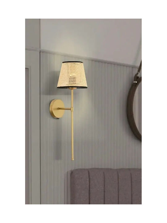 Modern Knitted Led Wall Lamp with Foot Pedal Metal Base 50cm
