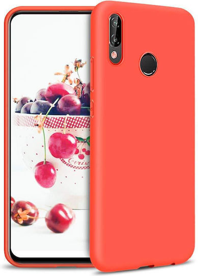 Slim Fit Umschlag Rückseite Silikon Rot (Huawei P Smart Z / Honor 9X)