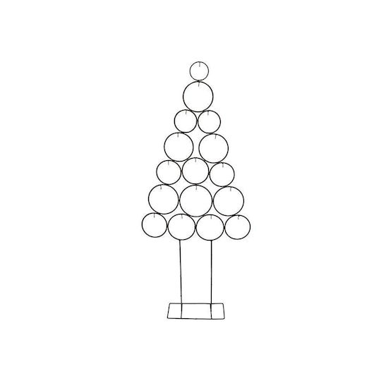 Metal Stand For Christmas Fir Tree 40x118cm
