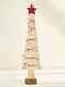 Christmas Office Decoration Wool Felt Style White Red Christmas Tree
