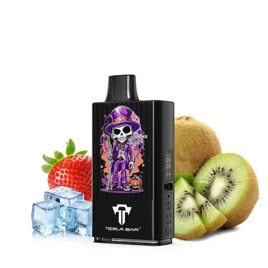 Tesla Țigară Electronică de Unică Folosință 10000 Inhalări Strawberry Kiwi 10ml 20mg Roșie