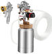 Sistem De Vopsire Cu Rezervor Sub Presiune 2 L Manometru 2 X Duze 1.8/3 Mm Furtun 3 M 2 X Pistoale