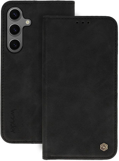 Wonder Back Cover Δερματίνης / Σιλικόνης Μαύρο (Galaxy S26 Ultra)