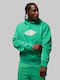 Air Sweatshirt With Khaki Hood