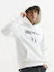 Sweatshirt with Hood White