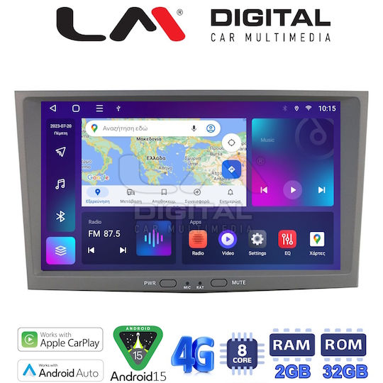 LM Digital Ηχοσύστημα Αυτοκινήτου για Opel Agila / Antara / Astra / Combo / Corsa / Vectra / Zafira Suzuki Ignis Renault Trafic 2011 (Bluetooth/USB/WiFi/GPS) με Οθόνη Αφής 8"