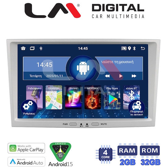 LM Digital Car Audio System for Opel Agila / Antara / Astra / Combo / Corsa / Vectra / Zafira Suzuki Ignis Renault Trafic 2011 (Bluetooth/USB/WiFi/GPS)