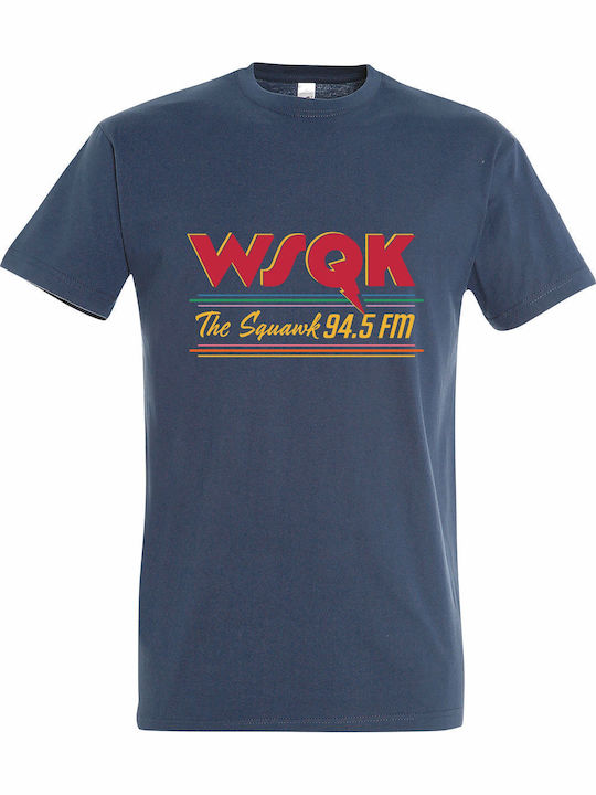 Unisex T-shirt Stranger Things Wsqk Squawk 94.5...