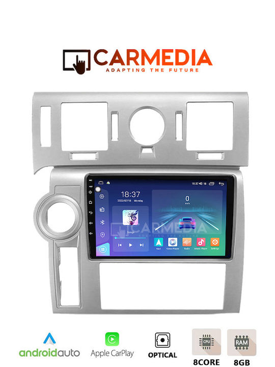 Carmedia Car Audio System Hummer H2 2008-2009 Bluetooth USB Wi-Fi GPS Apple CarPlay Android Auto with 12.3 Inch Touch Screen