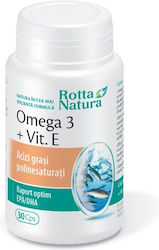 Omega 3 1000mg + Vitamina E 30 Capsule Rotta Natura