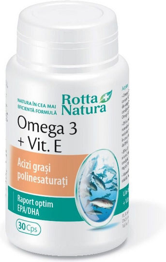 Omega 3 1000mg + Vitamina E 30 Capsule Rotta Natura
