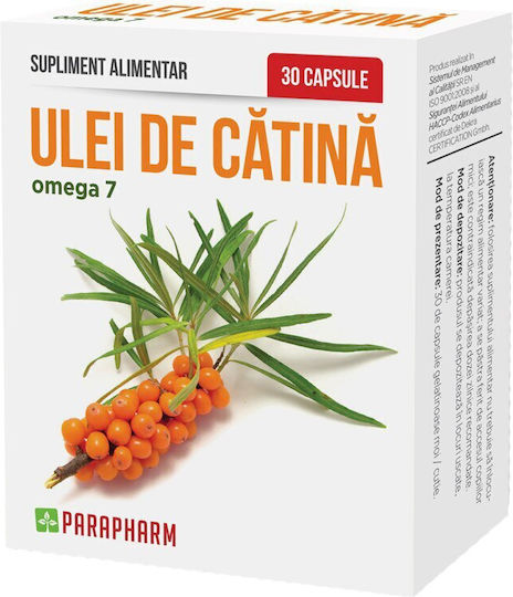 Ulei de Cătină Omega 7 Parapharm 30 Capsule