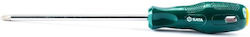 Sata Impact Magnetic Long Screwdriver Cross with Length 100mm