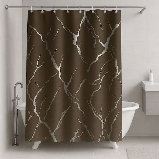 Mc Decor Κουρτίνα 180x180cm Καφέ MCL.KM.1225