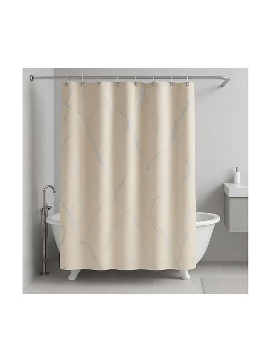 Mc Decor Perdea de Baie 180x180cm Ecru