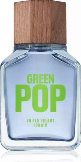 Benetton United Dreams Green Pop Him Eau De Toilette Bărbați 100 Ml