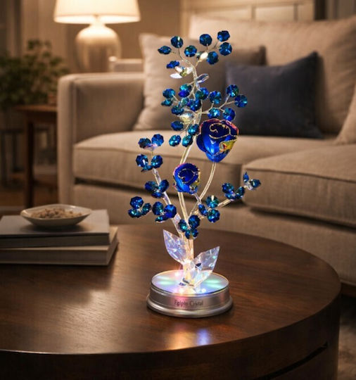 Διακοσμητικό Λουλούδι Κρύσταλλο Bonsai De Cristal Φως Μπαταρίας 12x10x30cm Galifas 7915041 Galifas