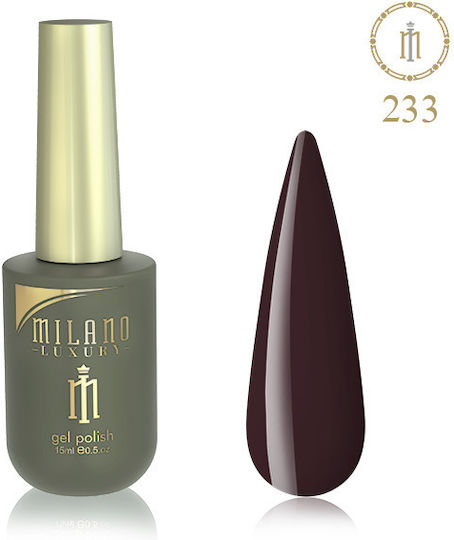 Milano Cosmetic Luxury Ημιμόνιμο Βερνίκι Νυχιών 233 Milano 10ml