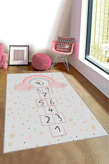 Covor Pentru Copii Model Kutsopodi Stelute Ecru 120cmx180cm